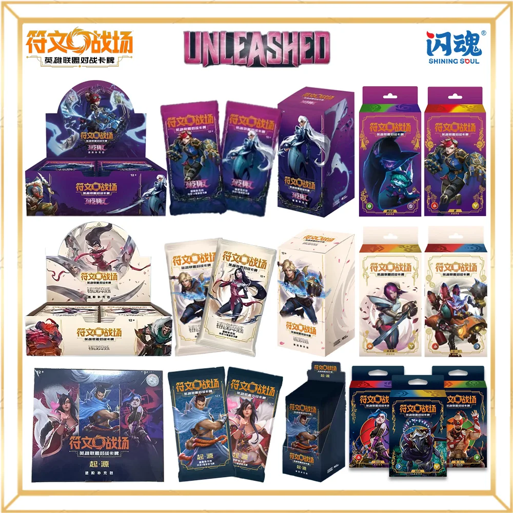 

New Genuine Unleashed Card Riftbound Vol.1 Vol.2 & Vol.3 Trading Collection Cards Rare Limited Edition Set TCG Card Hobbies Gift