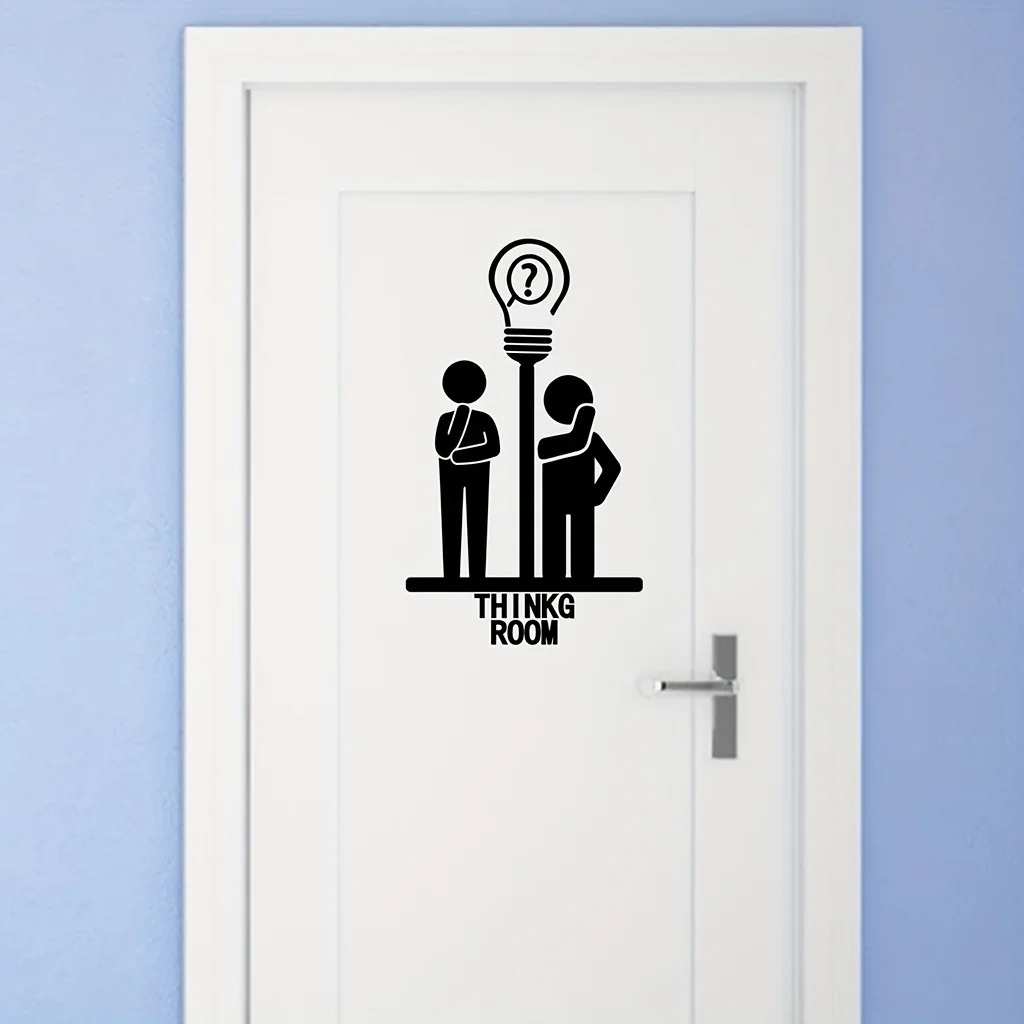 Thinker Wall Stickers Are Suitable For Living Rooms And bedrooms, Easy To Disassemble And Self Stick