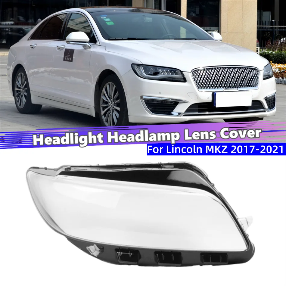 For Lincoln MKZ 2017 2018 2019 2020 2021 Car Acccessories Polycarbonate High Gloss Fully Transparent Dust Cover For Headlights