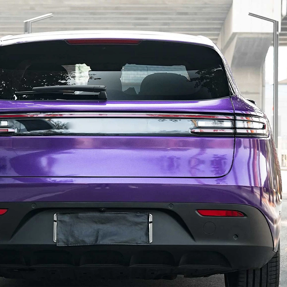 Car Sticker Glossy Purple Color Change Vinyl Film PVC Film Bubble Free Car Wrapping Decal Car Accessories Auto Decoration