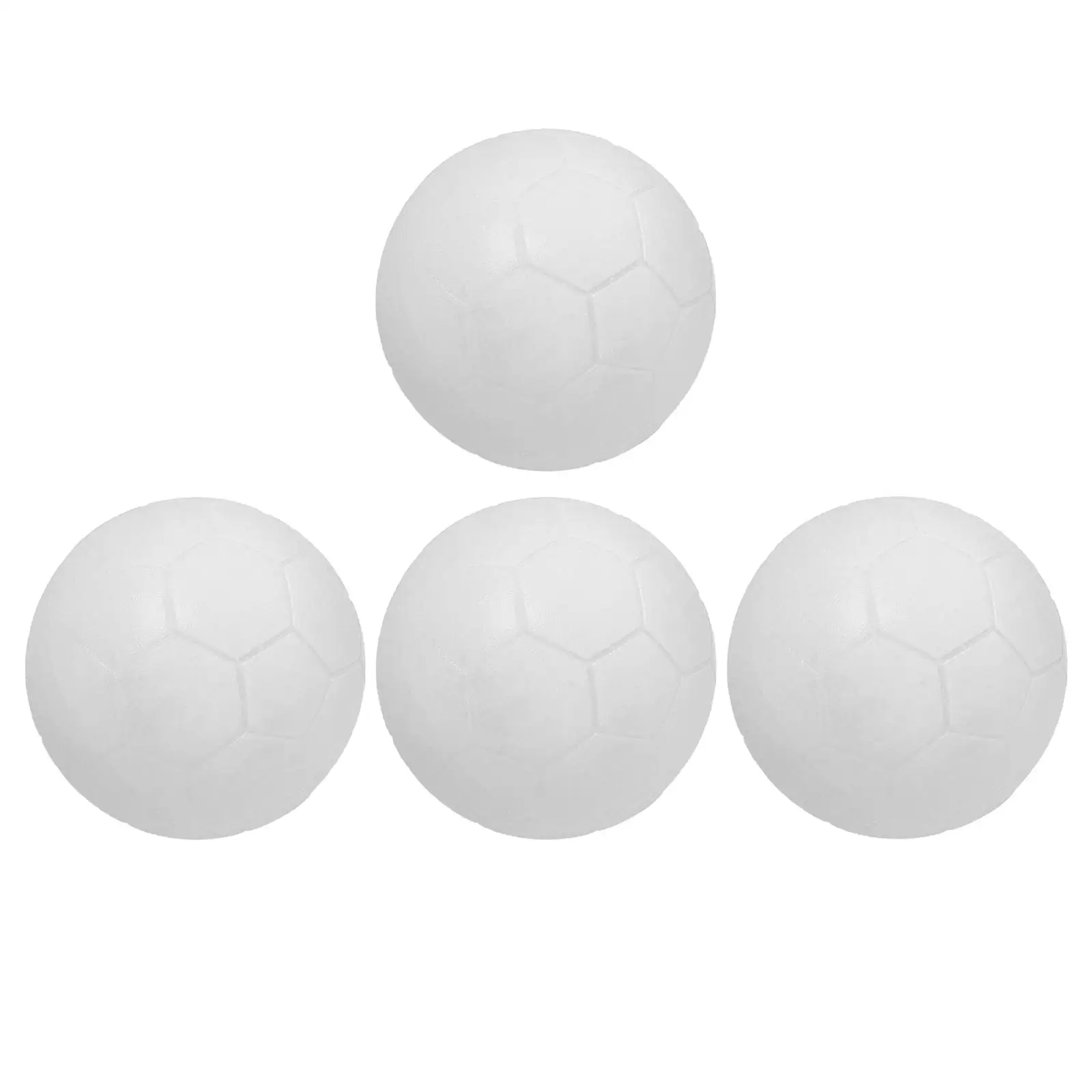 Fotografia 5: 4 unidades de bolas de futebol de mesa clássicas 36 mm bolas de pebolim branco jogo de mesa texturizado
