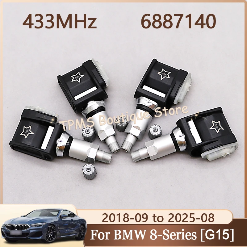 4Pcs 433Mhz 6887140… - image