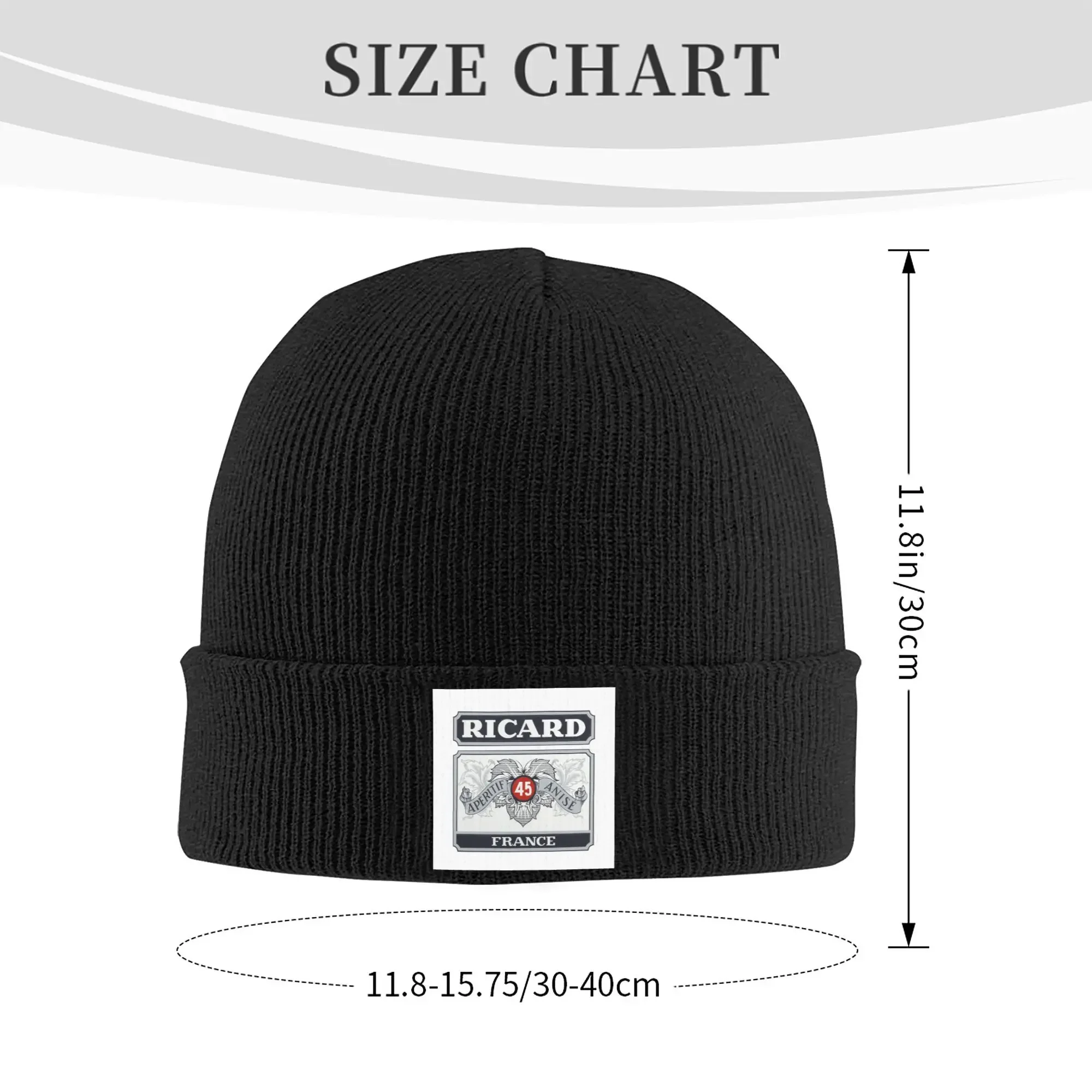 Custom R-Ricardes Beanie Cap Unisex Winter Warm Bonnet Femme Knit Hat Hip Hop Outdoor Marseille France Skullies Beanies Hats