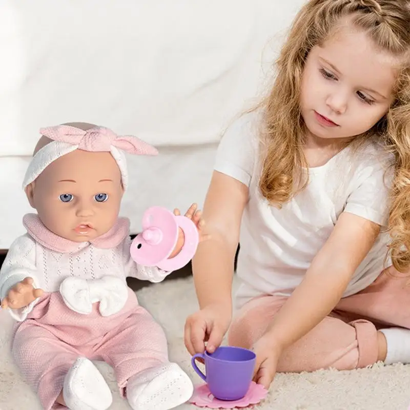 Realistic Reborn Baby Dolls Newborns Baby Girl Handmade Real Life Soft Body Safe And Odorless Fake Reborn Doll With Gift For Kid