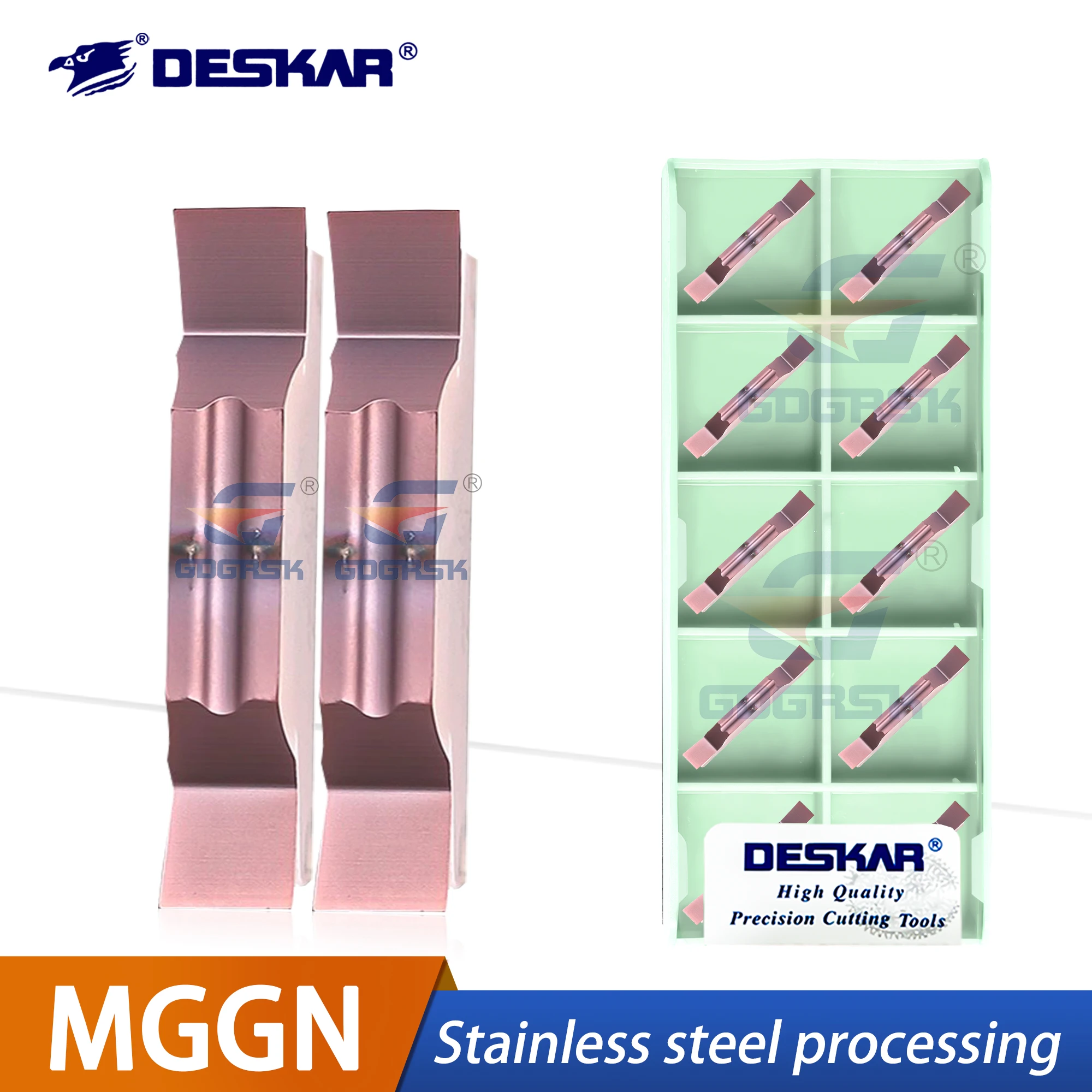 

DESKAR 100% Original Grooving Blade MGGN150/200/250/300/350/400/500-JV LF6018 Stainless Steel Machining End Face Groove Blades