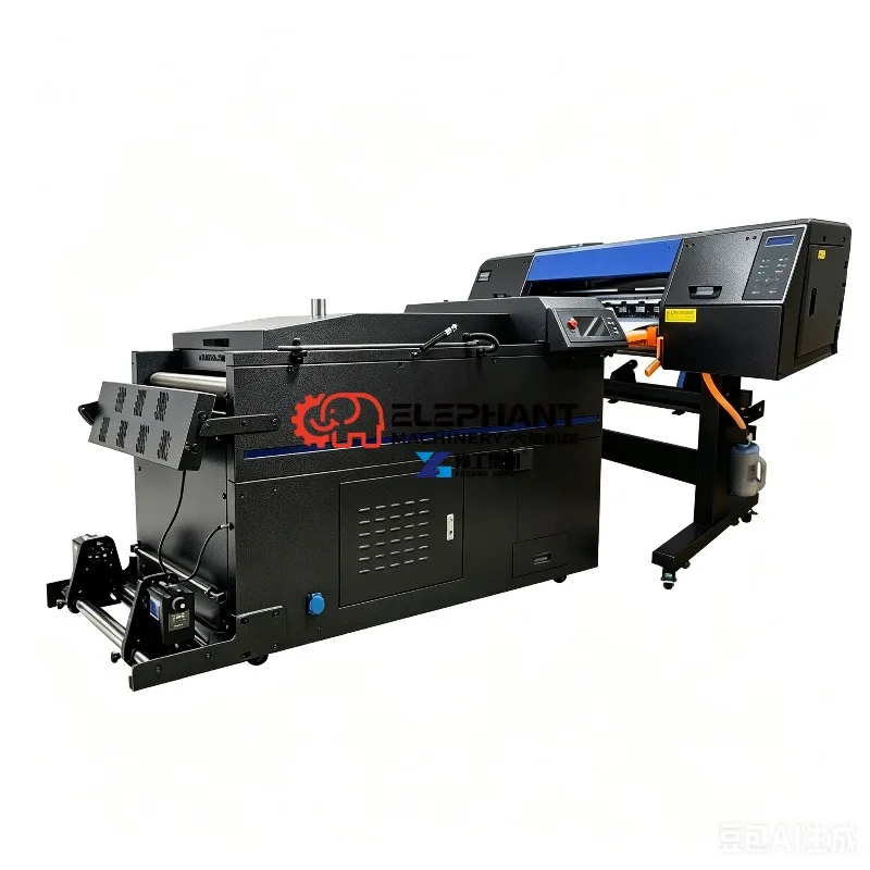 60cm High Speed DTF Printer PET Film Digital Inkjet Heat Transfer Printing Machine for T-shirt Garment Custom Fabric Print
