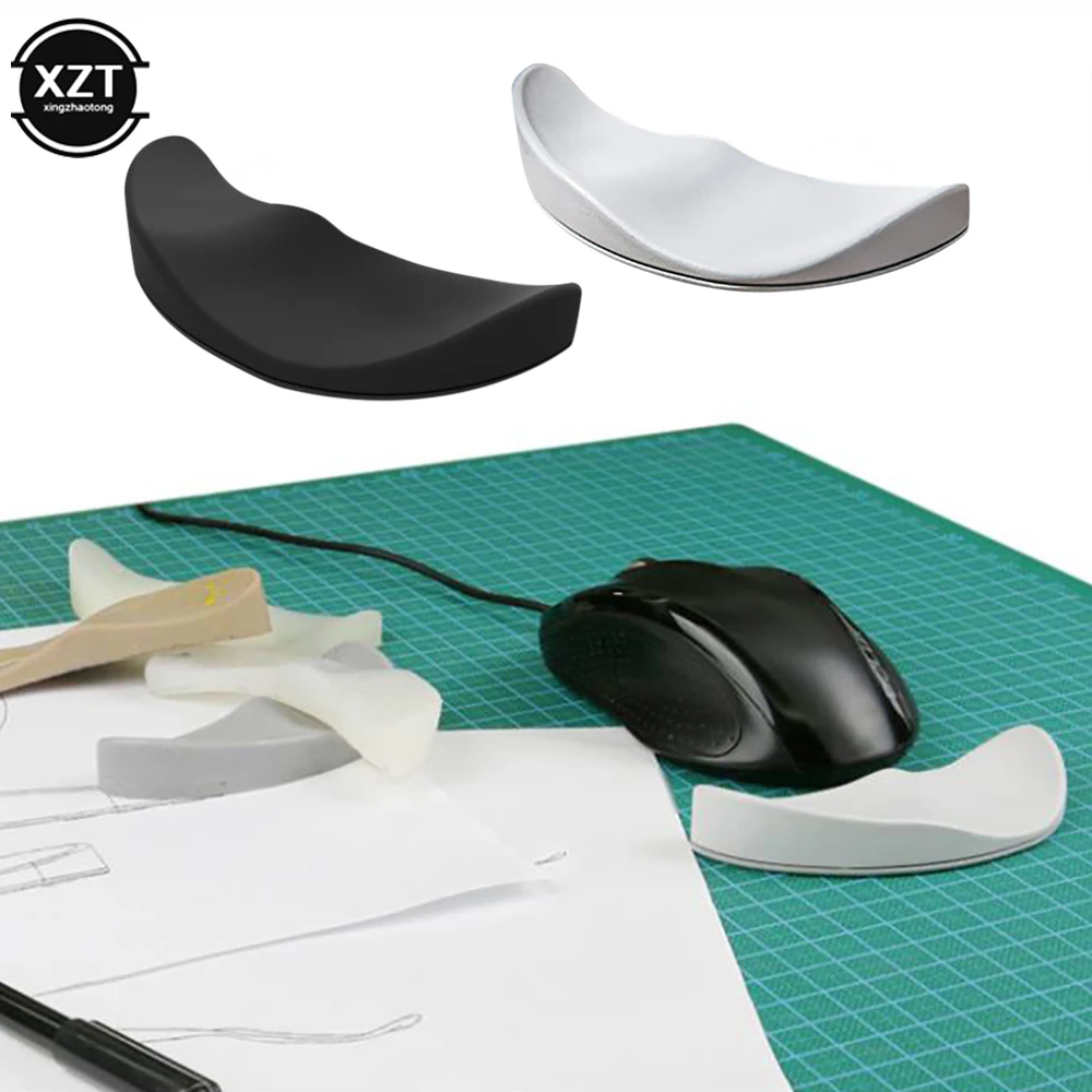 Silicone Mouse Wrist Left/Right Hand Ergonomic Mouse Pad Wrist Rest Support Mat Lightweight Wrist Rest Support for Office Gaming view 2