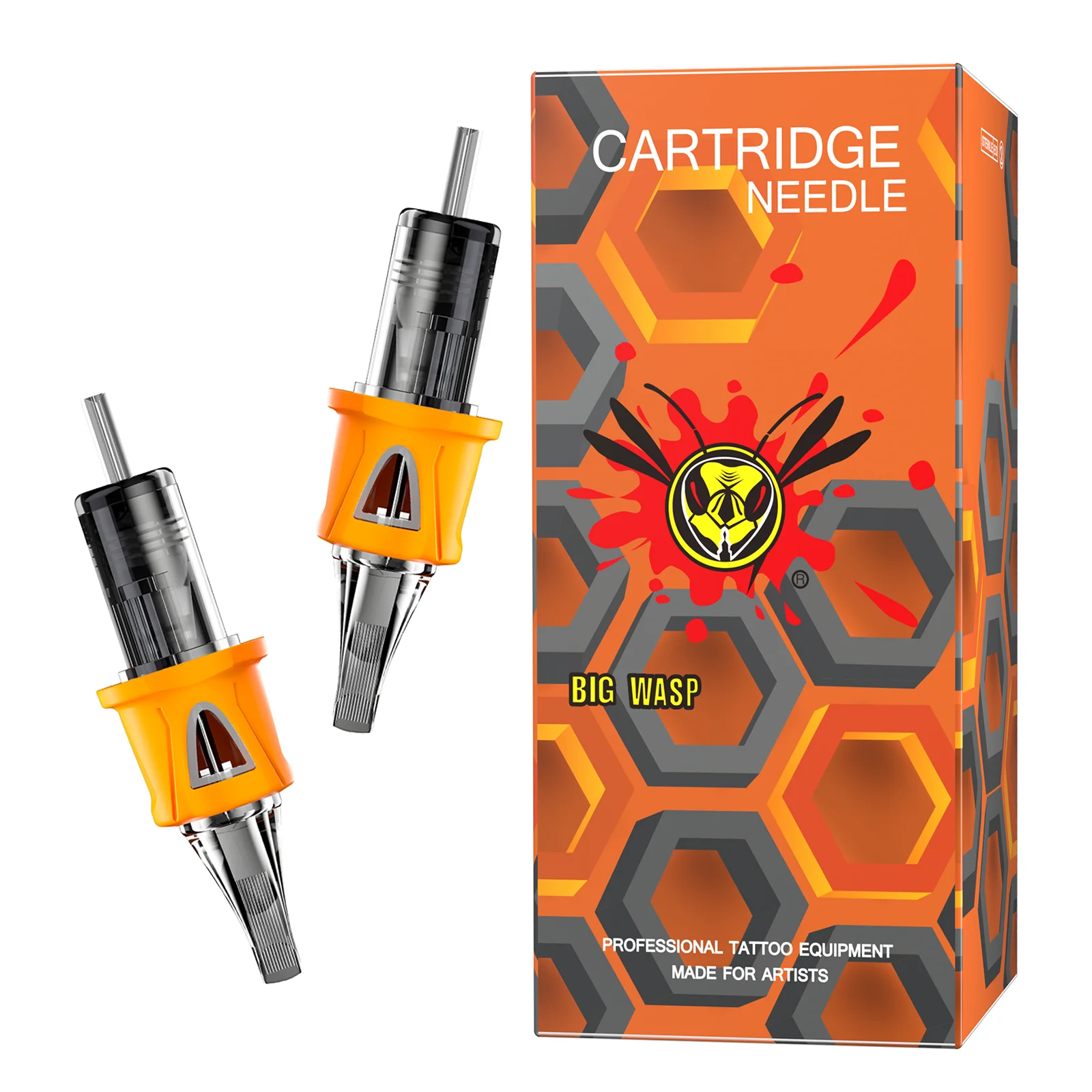 BIGWASP PRO Round Magnum RM 100% оригинальные стерилизованные иглы для татуировки, аксессуары для перманентных картриджей для татуировки, 20 шт./кор.