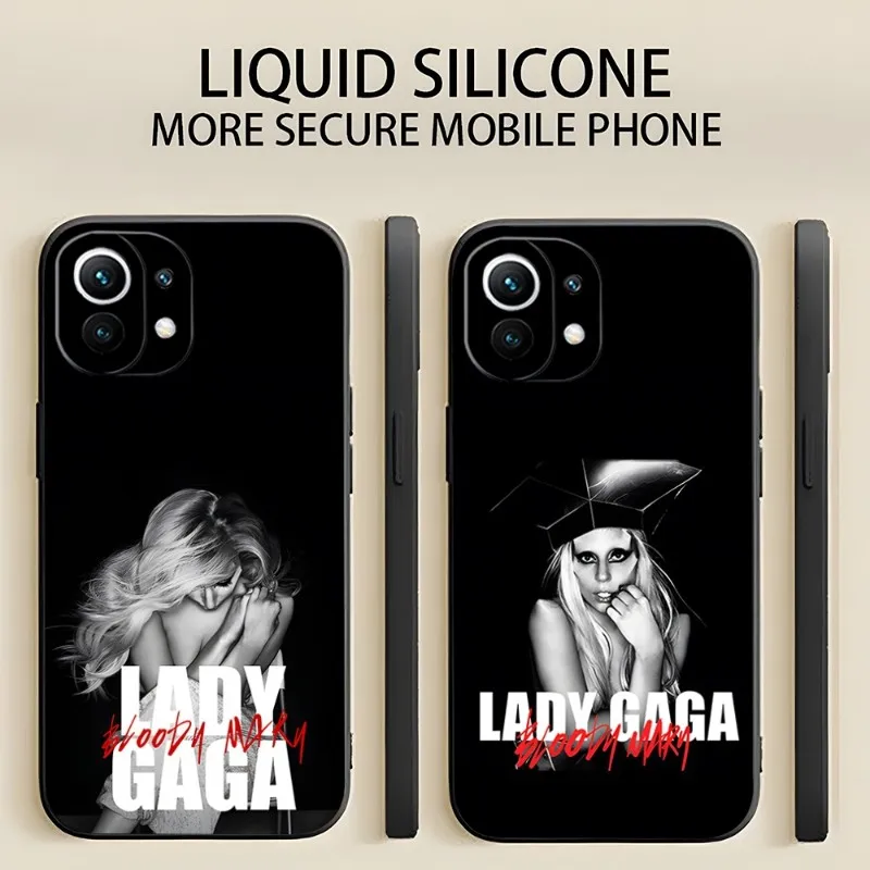 Lady Gaga Singer Phone Case For Xiaomi 13 11 12 11T 10 9 9T 9SE 11i Lite Ultra Note10 Poco F3 F4 M4 M3 X4 GT Pro Back Cover