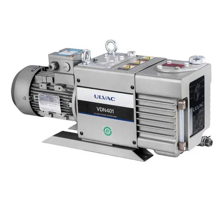 ULVAC VDN301 Single Stage Rotary Vane Vacuum Pump Electric Power Source for Machining Application OEM Application
