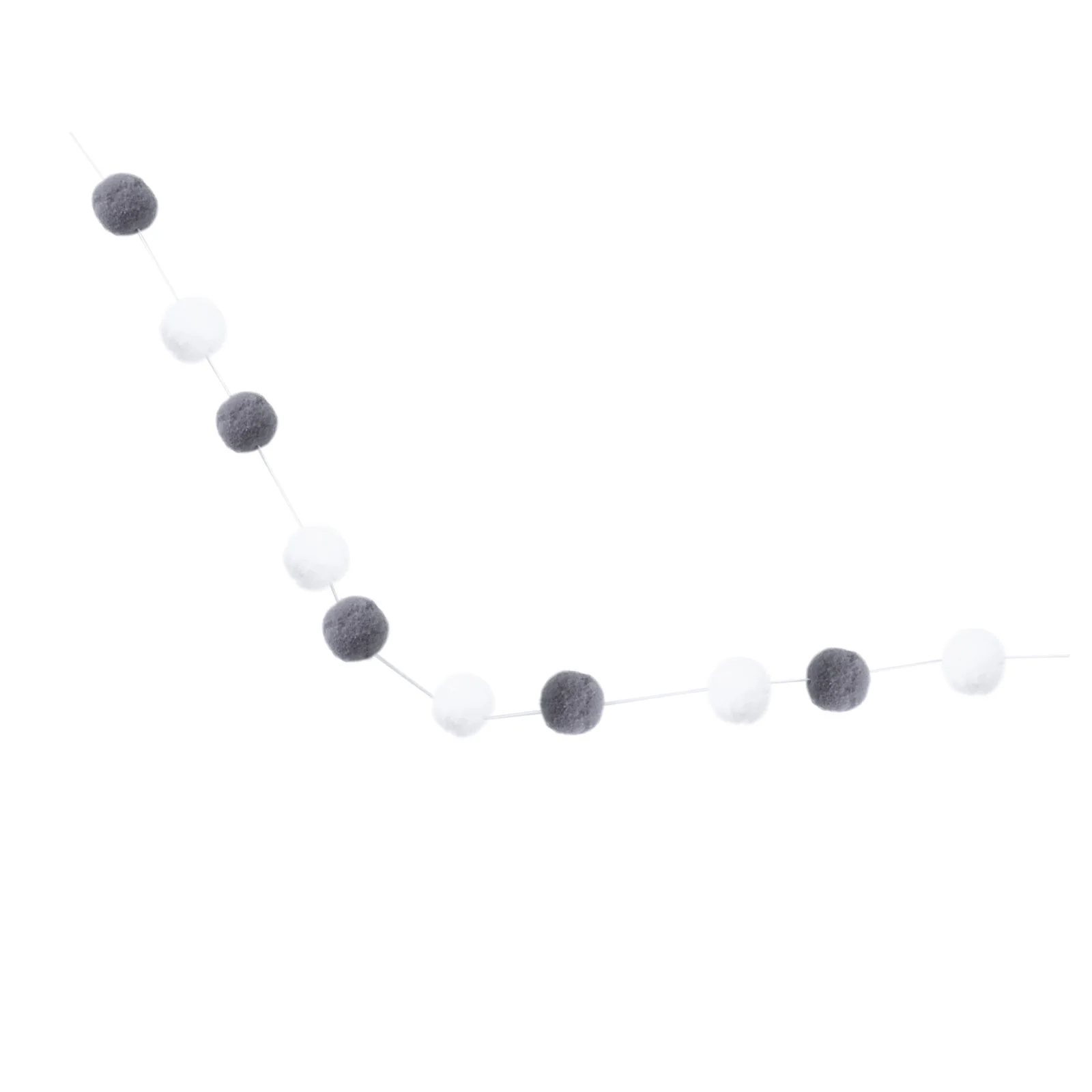 

Felt Ball Hanging Parts Holiday Garland Pompom Garlands Balls Ornaments Accessories