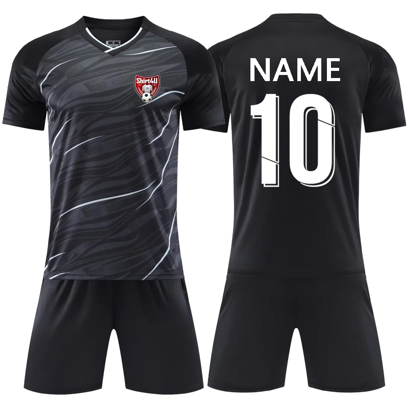 

Customizable Kids Soccer Jersey clothes Personalized Youth Short Set Boy Girl Training Uniform Name Number Logo