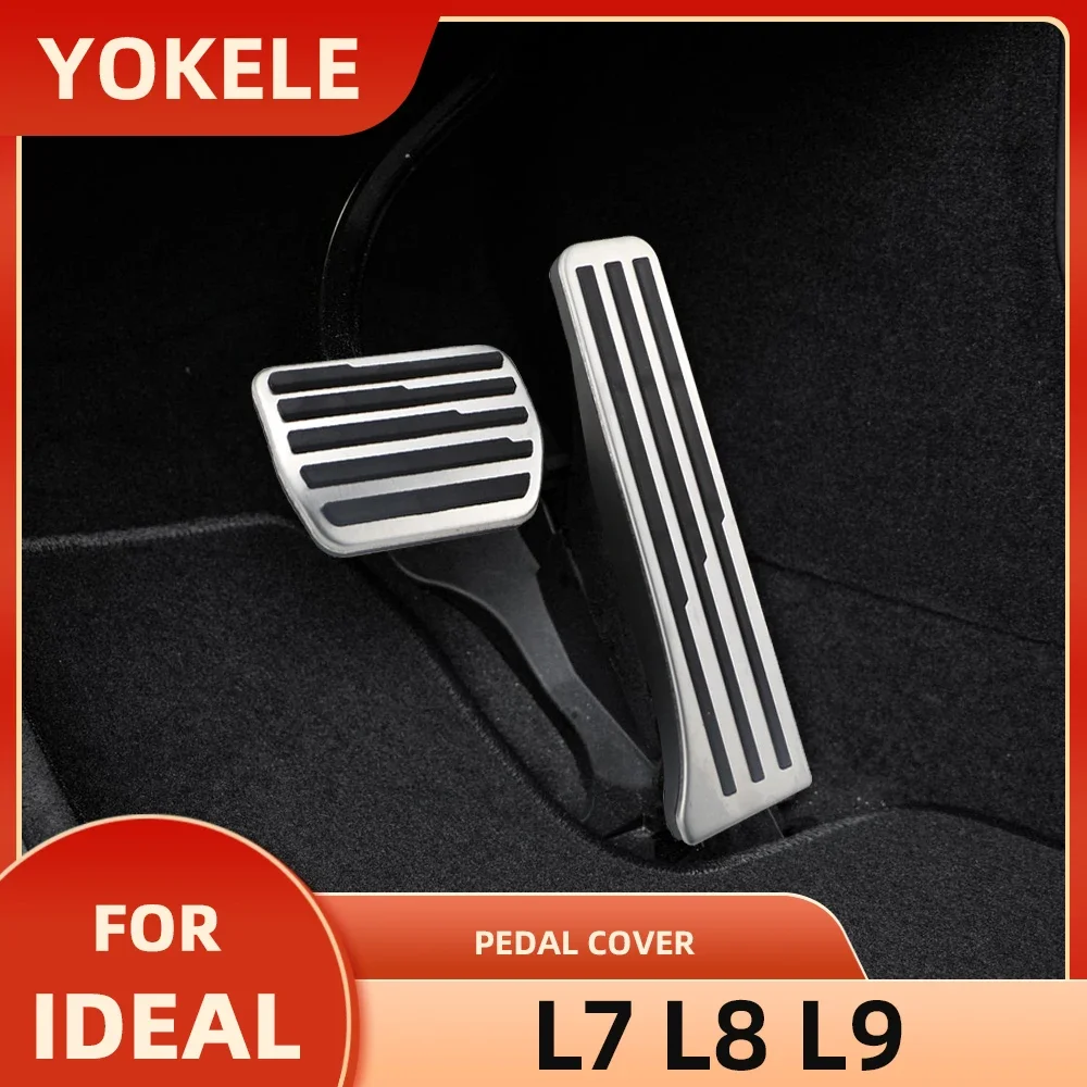 Car Accelerator Brake Pedal Protection For LEADING IDEAL LiXiang L7 L8 L9 Decoration Cover Interior Styling Accessories