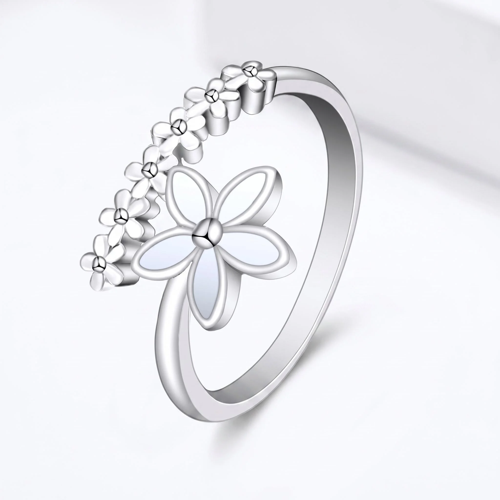 925 925 Sterling Silver Ring Flowers Classics for Women Wedding Luxury Jewelry Engagement Charm Fashion Party Birthday Gifts - Aliexpress Deal