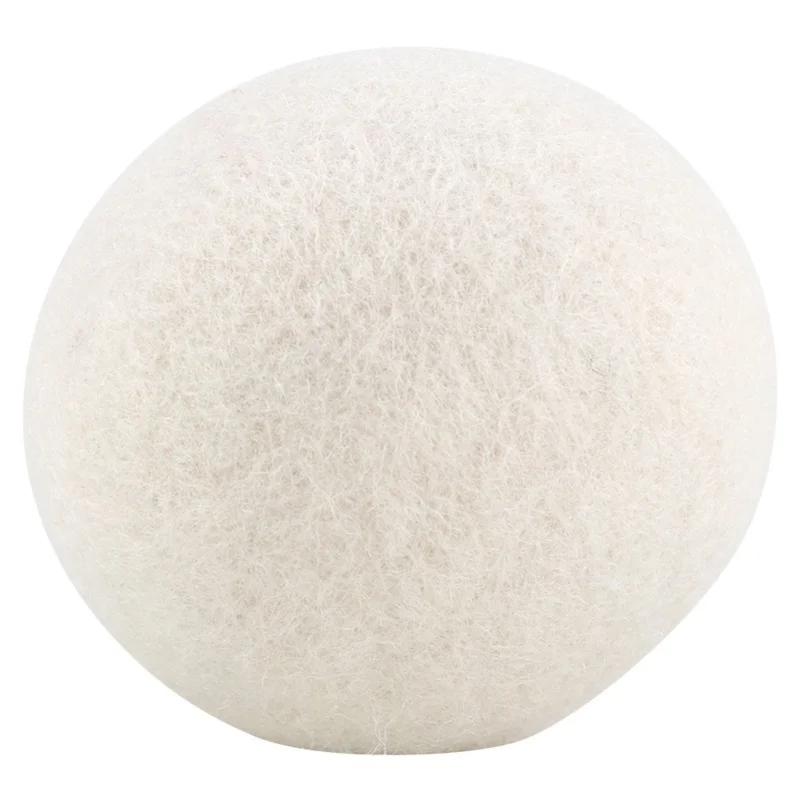 6Pcs 6cm Natural Wool Balls Water Absorption Eliminates Static Laundry Replacement