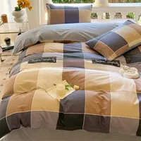 Kawaii Bear Printed Bed Set Floral Duvet Cover Pillowcase Bedding Set Cute Dinosaur Bed Linen Sheet Quilt Full Queen King Size