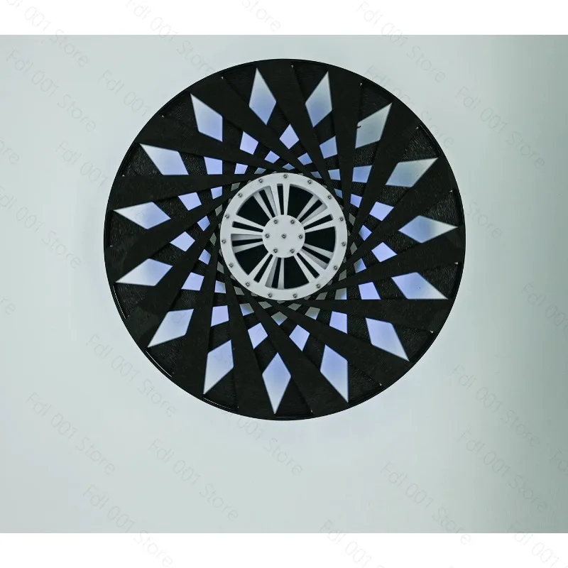 Visual art dislocation time and space shuttle color light LED desktop wall hanging ornament
