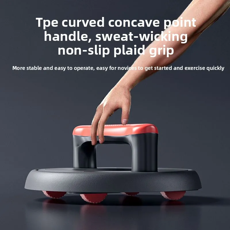 Push Up Stand, Thickened Multifunctional Sliding Plate, Abdominal Wheel, Fitness Equipment, Home Exercise Artifact，Body Building
