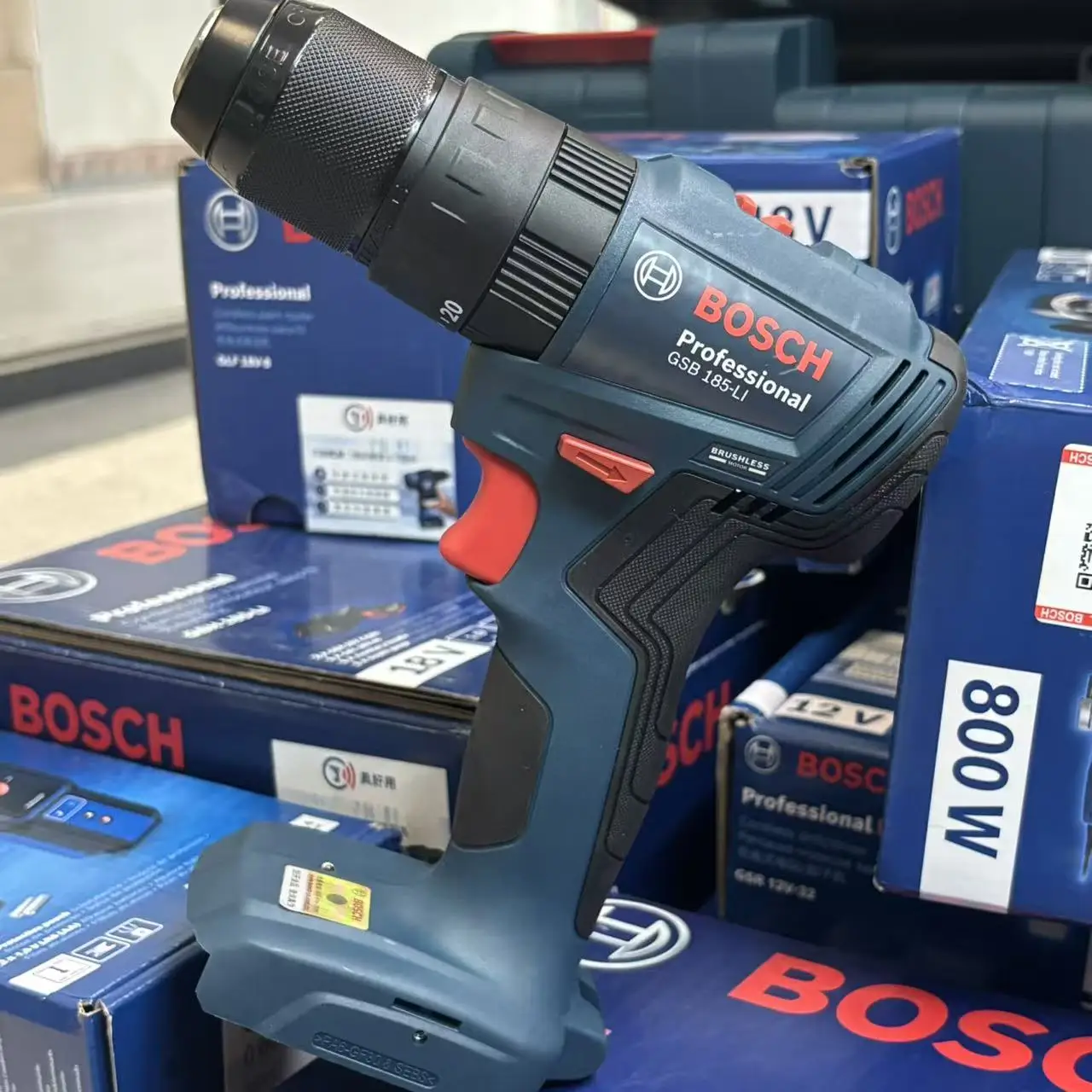 BOSCH GSB 185-LI Brushless Cordless Impact Drill 18V Electric Screwdriver Driver Multifunctional Power Tools GSB185-LI