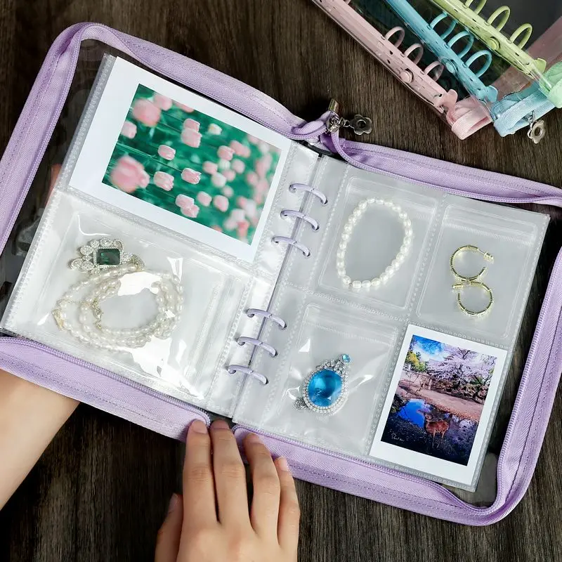 Jewelry organizer anti-oxidation earrings necklace bracelet jewelry mix organizer travel portable pvc organizer