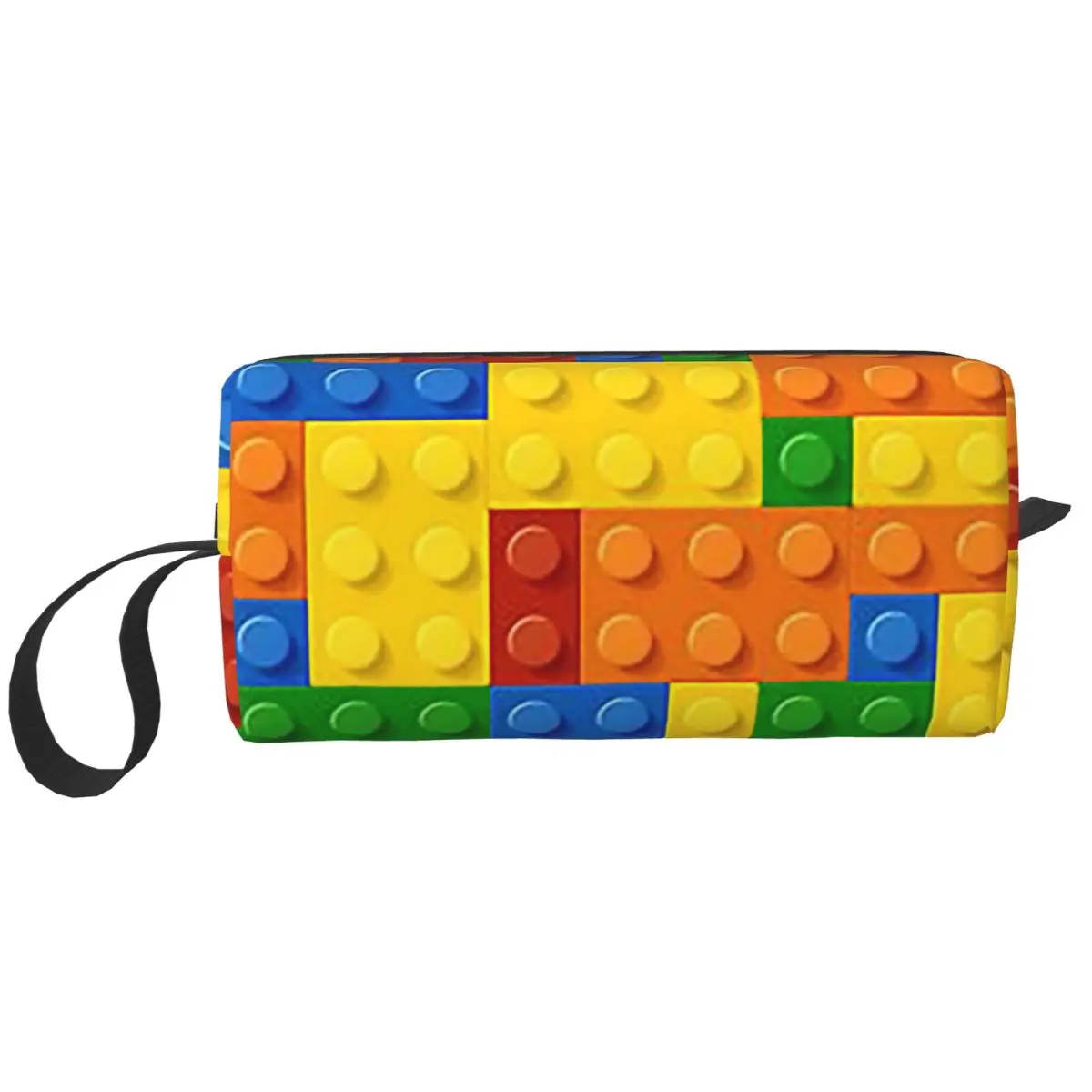 Building Blocks Construction Brick Pencil Case for Students Pen Box Pencil Bag Stationery Supplies Women Cosmetic Bag