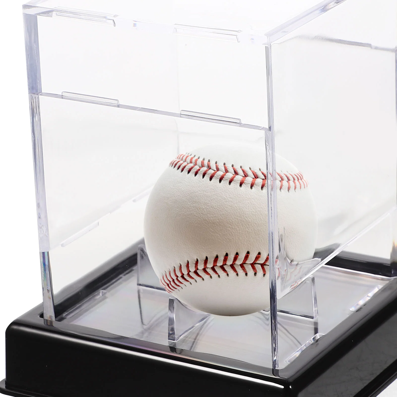 Baseball Storage Box Acrylic Case Softball Supply Holder Display Decorative Holders Small for Balls Cases Table Top