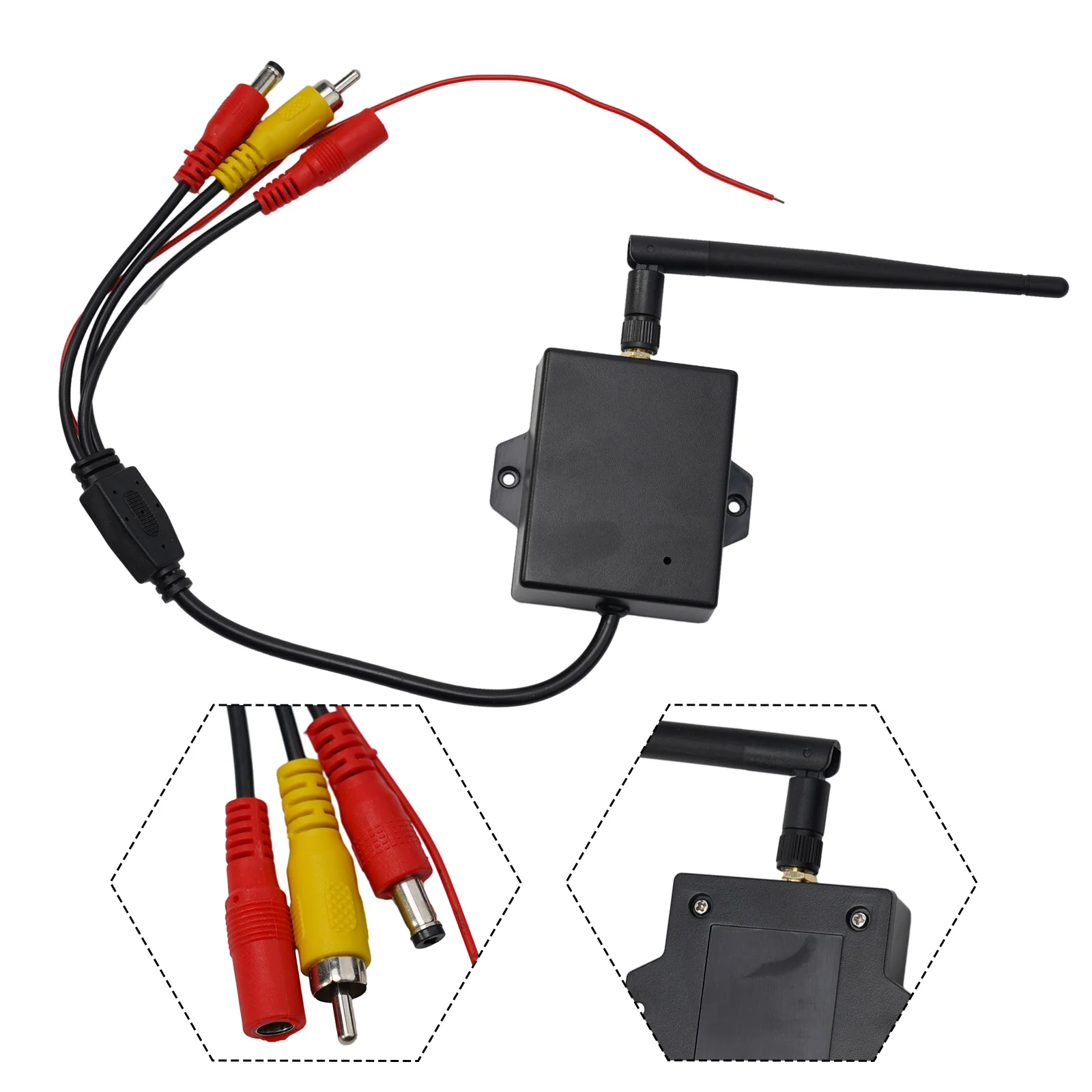 Car Rearview Reversing Camera Wifi Wireless Video Transmitter Module Backup Camera 12V 2.4G For RCA Composite Video Connections