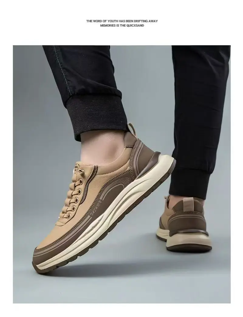 Retro Dad Shoes 2025 Spring/autumn New Lightweight Breathable Casual Shoe Soft-soled Sports Running Men's Shoes