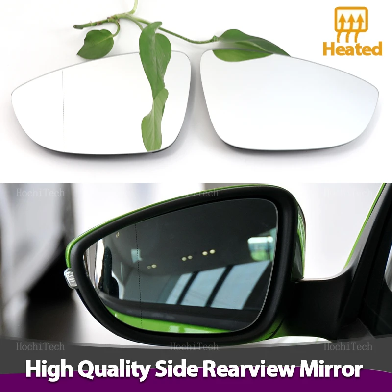 Side Mirror Lens Door Wing Mirrors Glass with Heating for Volkswagen VW CC 08-16, EOS Scirocco, Jetta MK6 Passat B7 Bettle A5 EU