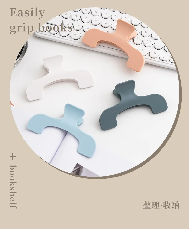 Bookclip, Student Multi functional Color Ledger Clip, Fixed Memo Clip, Organizing and Storing Test Paper Folder