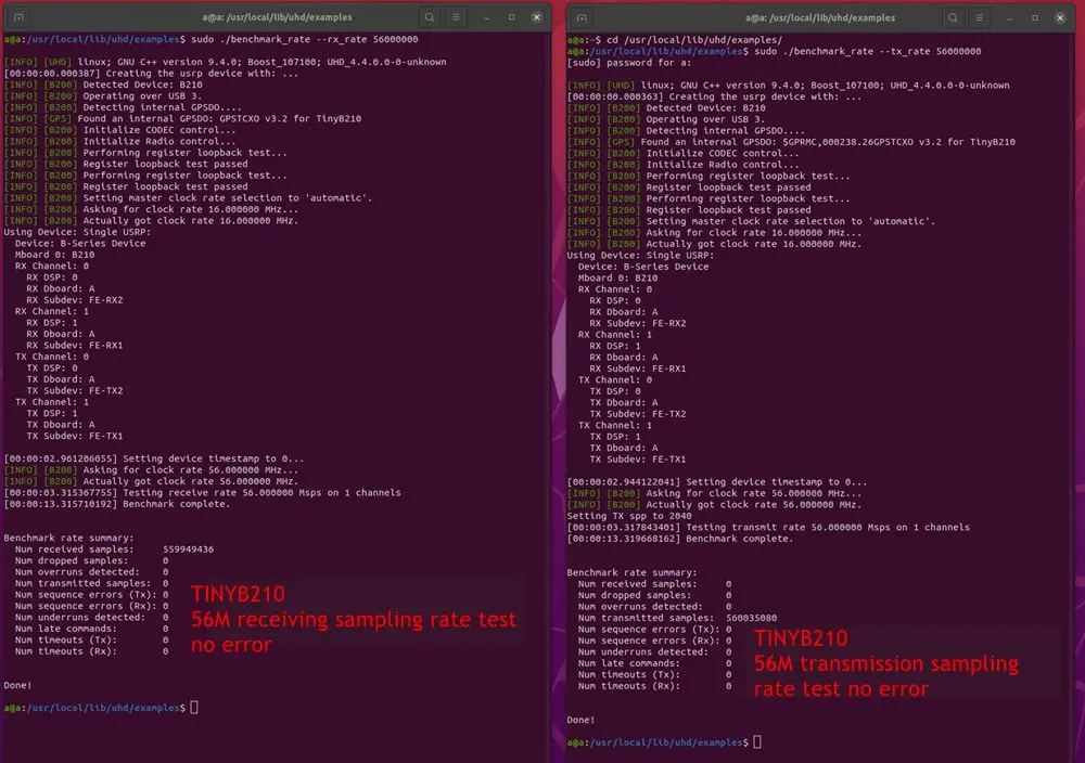 HamGeek Tiny B210 70MHz-6GHz Software Defined Radio Entwicklungsboard SDR Unterstützung für Linux-Systeme – Detail 3
