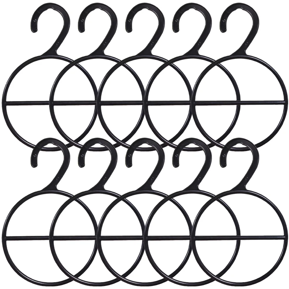 

10pcs 10 Belt Hangers Rack Storage Display Stand Closet Scarf Organizing Rack Space Saving Closet Organizer