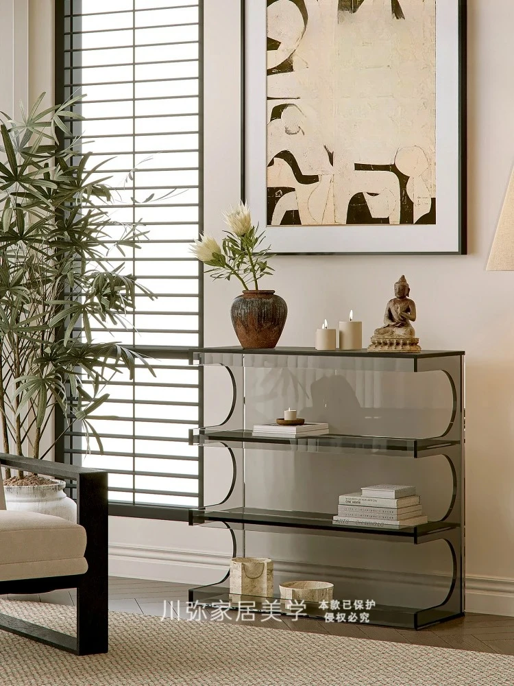 

Акриловый современный простой обеденный боковой шкаф, интегрированный у стены, чайный шкаф для гостиной, шкаф для хранения