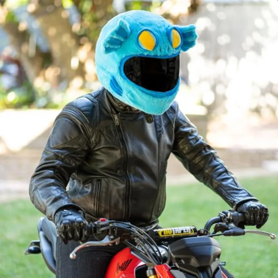 Moto Loot Helmet Cover for Motorcycle Helmet Fun Rides and Gifts Cover Only. Helmet Not Included Merman