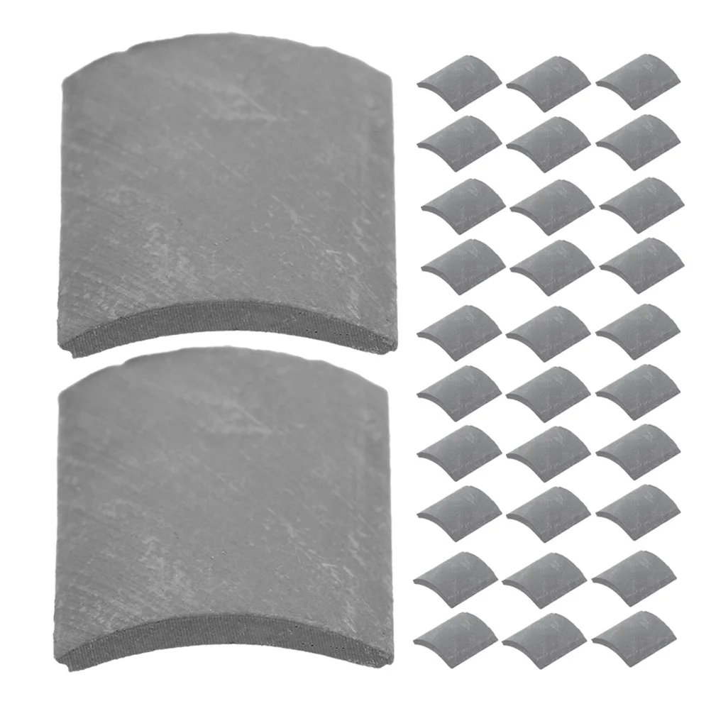 120 pezzi micro paesaggio decorazione piastrelle per tetto in miniatura mattoni di simulazione realistica per giardino fai da te Diorama cucina arredamento set artigianale