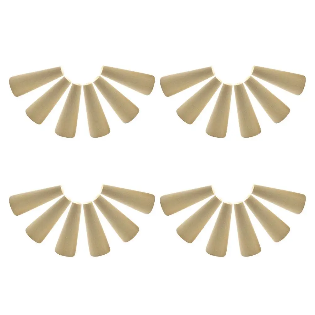 24 Pcs Ring Display Stand Wooden Accessory Holder Organizer Jewelry for Vendors Displays Selling Manual Rack