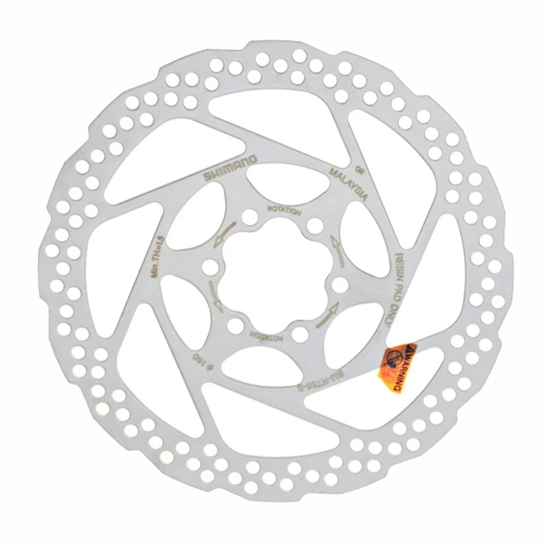 For Shimano RT56 Mountain Bike Disc Brake Rotor 160MM 180MM Deore RT26 6 Bolt Efficient Cooling Brake Disc MTB Bike Accessories