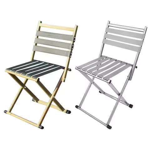 Folding Outdoor Chair Portable Fishing Chairs Foldable Picnic Chair Lightweight Outdoor Gear for Deck Beach Sports Travel BBQ