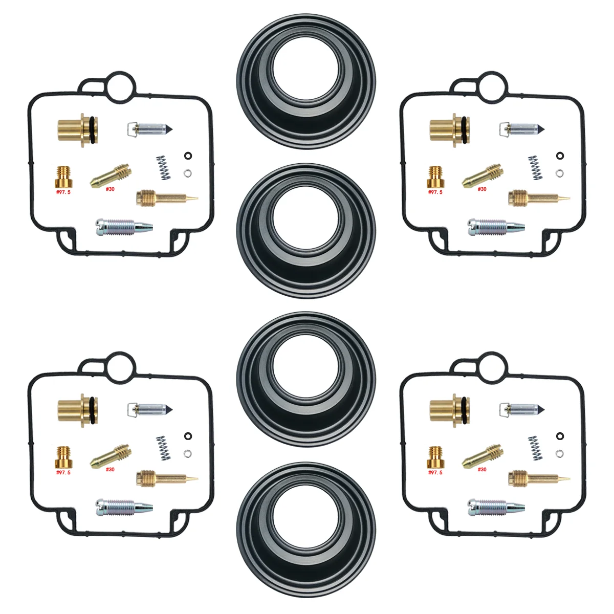 SUZUKI Bandit 250 GSF250 GSF250VY GJ77A Carburetor Repair Kit Float And Floating Needle Seat