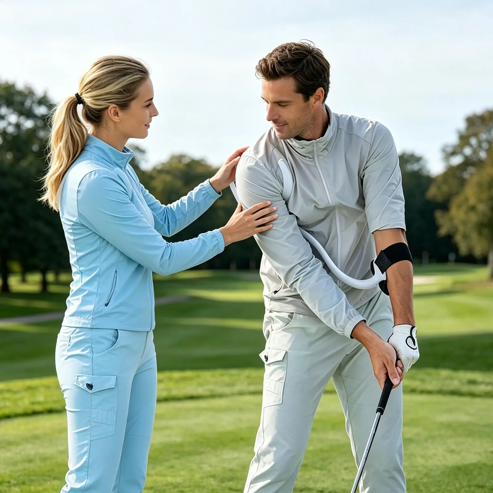 Golf Swing Position Corrector Practice Backswing Width Hitting Position Stable Swing Forming Gadget Fit Amateur Learners