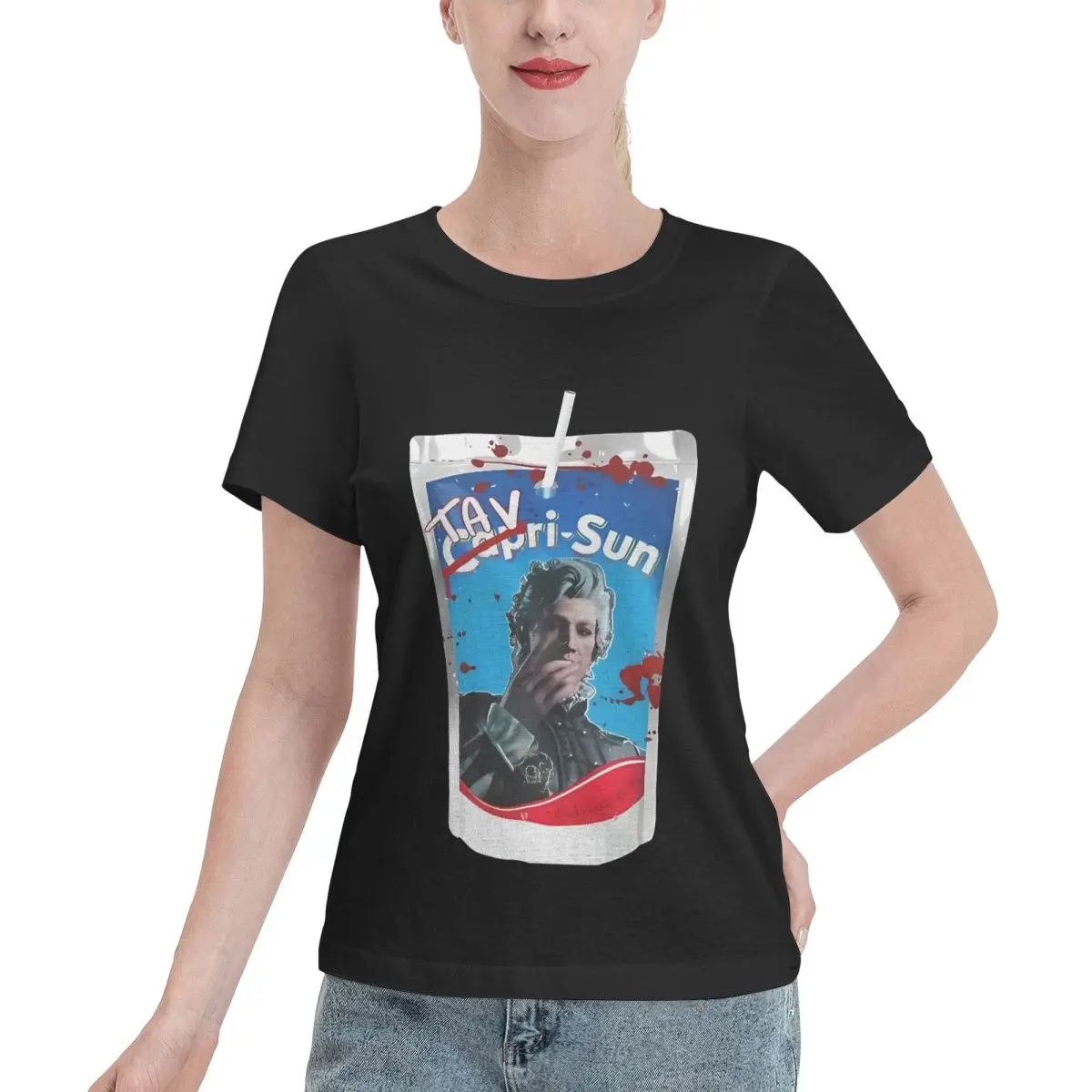 Wardrobe Filler BG3 Girl Dinner Astarion Women's T-shirt French Style College Girls Top