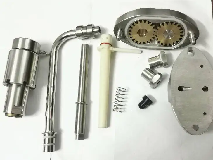 

Ice Cream Maker Parts For Carpigiani Soft Serve Machines Pumps set with a pair of Brass Gears attention to the Size