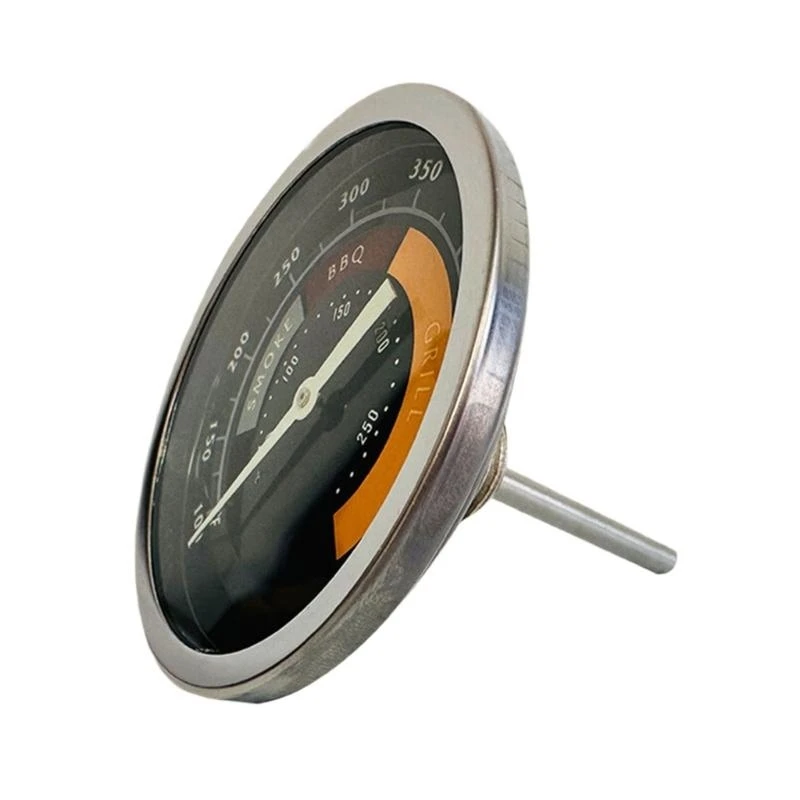 E06B Thermometers 50-250℃/100-550℉ Round Temperature Meter Stainless Thermometers