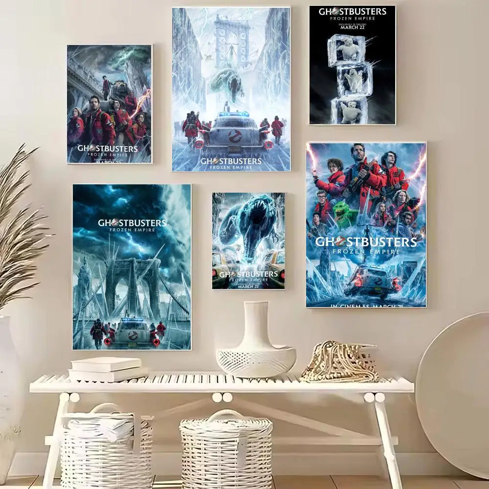 Movie G-Ghostbusters Frozen Empire Poster PP Wall Decor Posters Celebrity Art Prints Aesthetic Wall Art Bedroom Office Home Gift