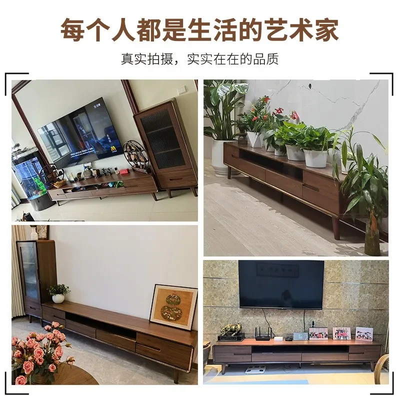 Floor cabinet integrated floor cabinet simple combination coffee table low table cabinet