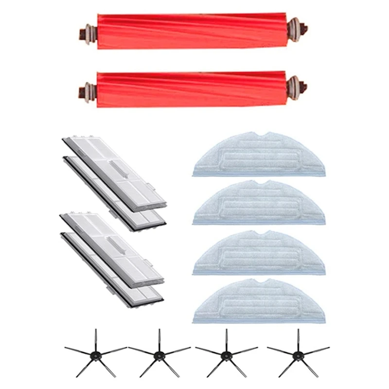Roborock-Aspirador Substituir Acessórios, Filtro De Escova Principal, Pano De Esfregar, Escova Lateral, Peças De Reposição Para S7, T7S, T7plus