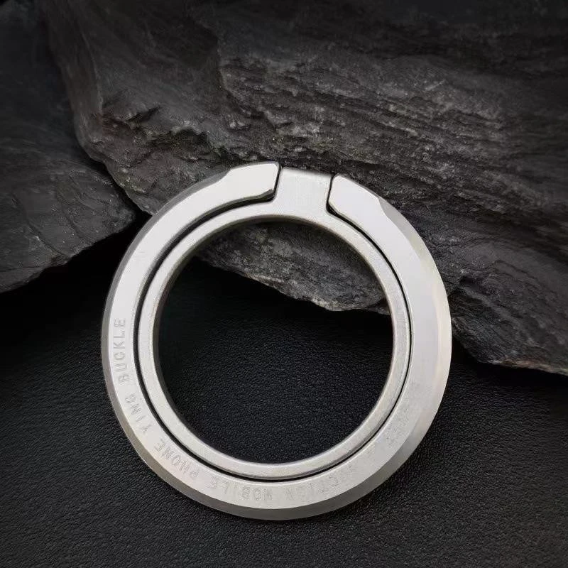 360 ° Drehbarer magnetischer Telefonständer für MagSafe – Metall-Fingerringhalter mit klappbarem starkem Magnethalter für iPhone 17 16 Pro – Detail 9