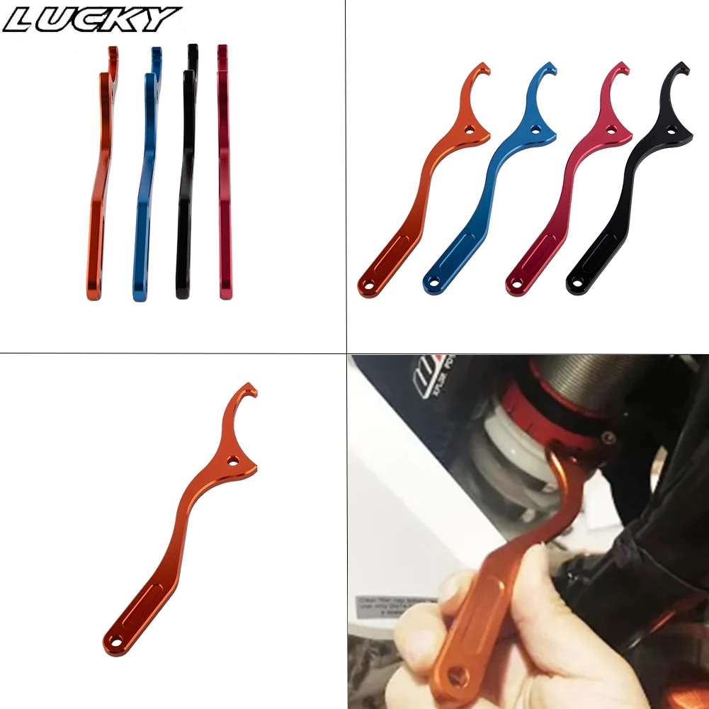 Motorcycle Rear Damping Shock Spanner Wrench For KTM SX SXF XC XCF EXC EXCF 125 200 250 300 350 400 450 500 Husqvarna TE TC FE image 6