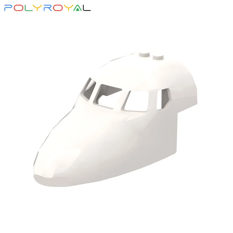 

POLYROYAL Building Blocks Technology parts Aircraft nose 6x10x4 1 PCS Educational toy for children 18907