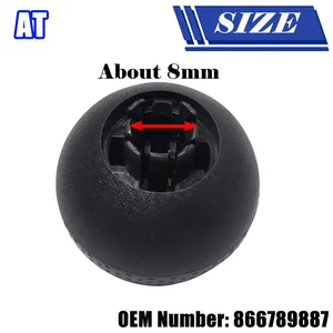 Automatic car Gear Shift Knob, Black Shifter, Stick Lever Pen, Hand Ball, High Quality ABS, Mercedes Smart Fortwo 450, 1998-2014 10 Main Sales Smart Fortwo Actuator - №1